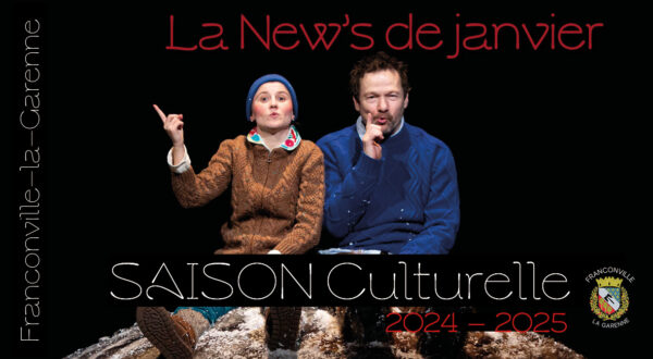 Bandeau Newsletter Saison culturelle janvier 2025