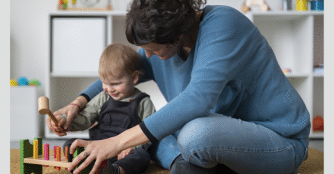 enfant-parent jouant - LAEP