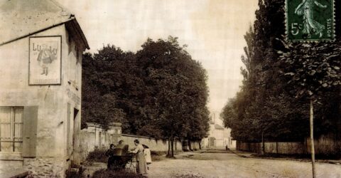 Rue de Paris - entrée du pays - 1906