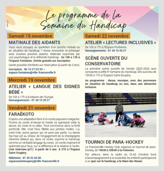 semaine du handicap