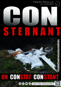 Consternant depot sauvage